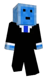 black and zircon Minecraft skin — Slim model