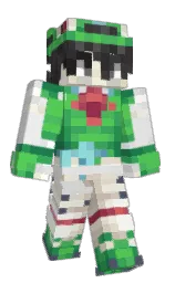 chateau green and pearl bush Minecraft skin — Classic model — first worn by _Vilocity