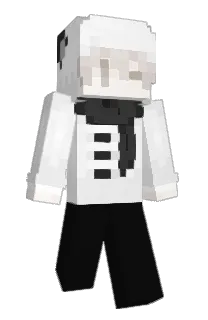 Front of Exhibit's skin