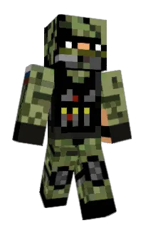Front of Minecraft skin