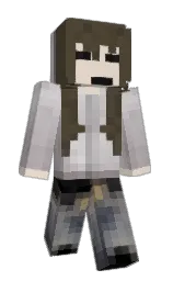 taupe and pearl bush Minecraft skin — Slim model — first worn by purrrrrrrrrrrr