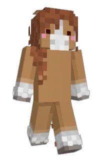 Front of Lutraviolet's skin