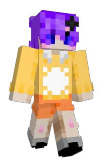 Front of ccape's skin
