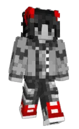 black and boulder Minecraft skin — Slim model — first worn by frillsmc