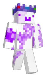 white and mauve Minecraft skin — Classic model — first worn by EP1C_22