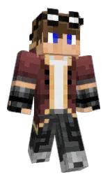 Hololelo's Minecraft skin wearing the Builder cape