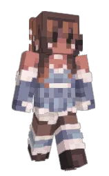 roman coffee and matterhorn Minecraft skin — Slim model — first worn by KikPlayz