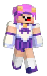 island spice and fuchsia blue Minecraft skin — Slim model — first worn by nattary_3