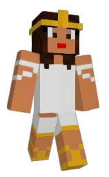 MissBabyP's Minecraft skin wearing the Aurora cape