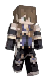 baltic sea and tobacco brown Minecraft skin — Slim model