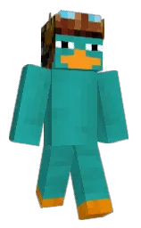 eastern blue and jungle green Minecraft skin — Classic model