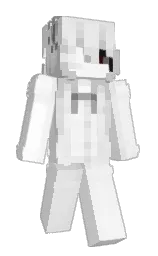 white and alabaster Minecraft skin — Slim model