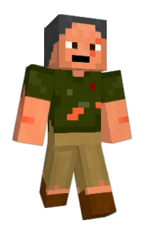 Front of Praven's skin