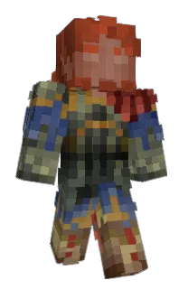 Front of Apohet's skin
