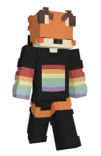Front of Fazo's skin