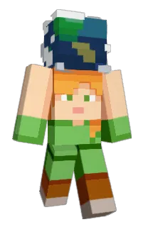 Front of Aronix's skin