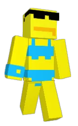 yellow and broom Minecraft skin — Classic model