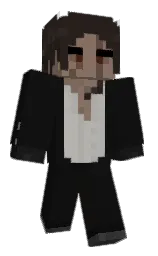cod gray and cotton seed Minecraft skin — Classic model — first worn by ZENIN_NAOYA