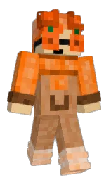putty and antique brass Minecraft skin — Classic model — first worn by grugru627