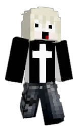 black and aths special Minecraft skin — Classic model — first worn by SeraphimBlood