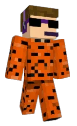 peach orange and trinidad Minecraft skin — Classic model