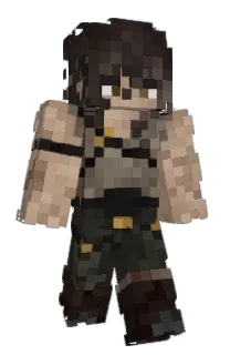 Front of BumbleBuhBee's skin