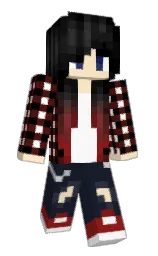 black and mirage Minecraft skin — Slim model