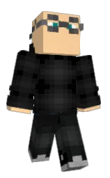 olszakumpel's Minecraft skin wearing the Mojang Office cape