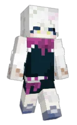 athens gray and orange white Minecraft skin — Classic model