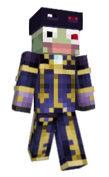 __Kerm's Minecraft skin wearing the Migrator cape
