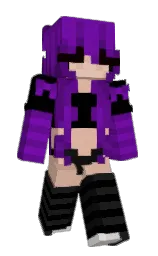 black and cameo Minecraft skin — Slim model