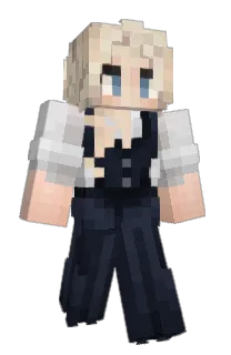 Front of Nedya's skin