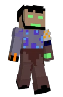 Front of Colosaurus's skin