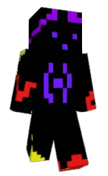 black and broom Minecraft skin — Classic model
