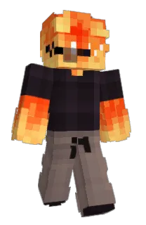 Front of Teprax's skin