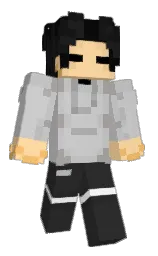 silver and mine shaft Minecraft skin — Classic model — first worn by LeHalfMellamas