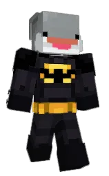 Chungoose's Minecraft skin wearing the Purple Heart cape