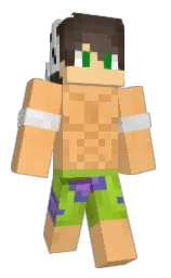 rajah and white Minecraft skin — Classic model — first worn by Alejito_356