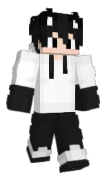 wasiq12w33's Minecraft skin wearing the Aurora cape