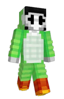 Front of ClownPierce's skin