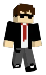 black and emperor Minecraft skin — Classic model