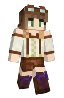 Front of RoseaMarie's skin