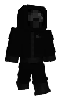 Front of Houris's skin