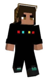 black and punga Minecraft skin — Classic model