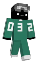 sea green and black Minecraft skin — Classic model — first worn by 8aca680b22461340