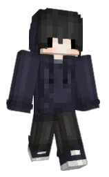 Funkeyy's Minecraft skin wearing the Migrator cape