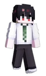 white and ship gray Minecraft skin — Slim model — first worn by pibi_game