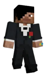 black and shark Minecraft skin — Classic model