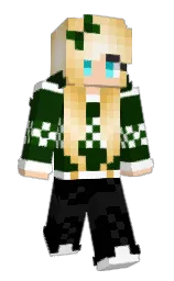 Marjanxxx's Minecraft skin wearing the 15th Anniversary cape