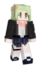 mine shaft and fair pink Minecraft skin — Slim model — first worn by Zi_Zhou